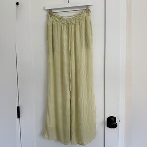 Green Patterned Lounge Pants